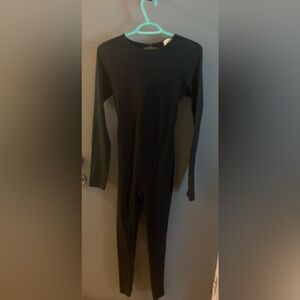Lna Long Sleeve Jumpsuit black backless